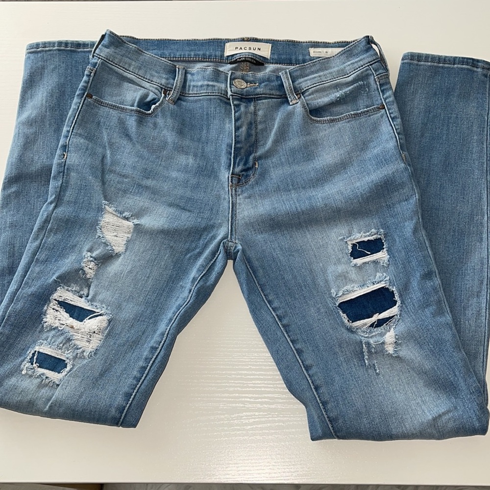 Pac Sun Ripped Jeans - Picture 2 of 10